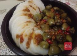 白玉蒸河蚬的做法图解3