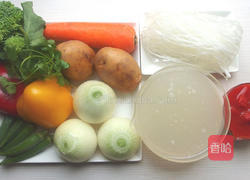 咖哩牛肉粉丝煲的做法图解2