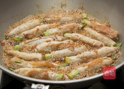 秋葵烧肉卷的做法图解4