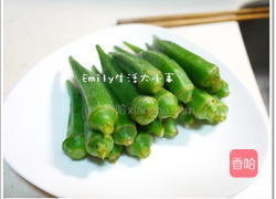 蒜味秋葵的做法图解2