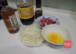 料理日式猪肉丼饭的做法图解4