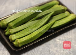 素炒秋葵的做法图解1