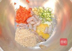 香酥蟹肉饼的做法图解2