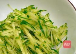 芥末蟹肉瓜丝的做法图解3