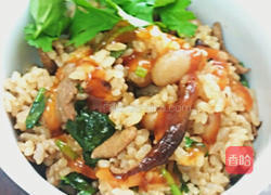 剩饭变油饭的做法图解7