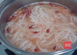 山药苦茶油面线的做法图解3