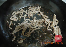 牛肉炒秋葵的做法图解3