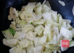 醋溜白菜的做法图解4