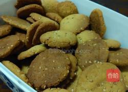 芝麻酥饼干的做法图解5