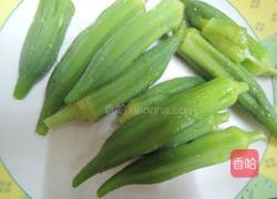 金桔秋葵凉拌菜的做法图解4