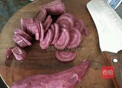 蛋饼肉馅紫薯包饭的做法图解5