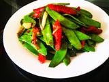 腊肉炒荷兰豆
