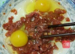 瘦肉蒸鸡蛋的做法图解3