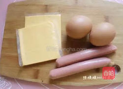 火腿奶酪鸡蛋卷的做法图解1