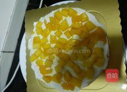 粉玫瑰红樱桃奶油蛋糕的做法图解3