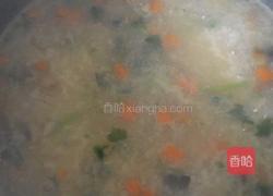 皮蛋瘦肉粥的做法图解4
