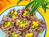 三色烧麦