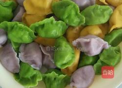 彩色饺子的做法图解6