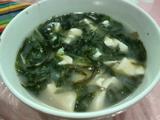 豆腐虾米紫菜汤