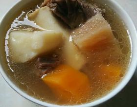 淮山粉葛红萝卜马蹄骨头汤[图]