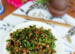 肉丁炒豇豆