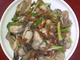 菜脯炒牡蛎
