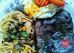 牛排～香菇肉酱意面的做法图解15