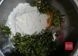 面煎槐花菜的做法图解1
