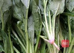 素炒菠菜的做法图解1