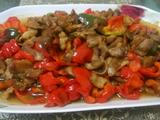 灯笼椒炒肉