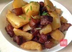 土豆红烧肉的做法图解6