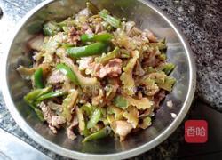 辣椒猪肉炒苦瓜的做法图解4