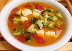 西兰花烧豆腐