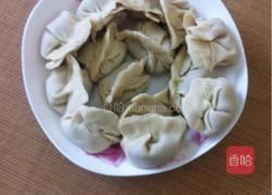 没有韭菜馅的韭菜饺子的做法图解4