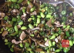 雪菜毛豆肉丝的做法图解5