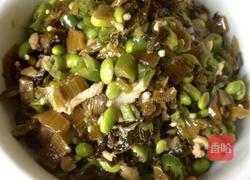 雪菜毛豆肉丝的做法图解6
