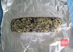 黑芝麻紫菜饼干的做法图解7
