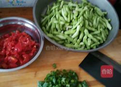 豆角焖面的做法图解1