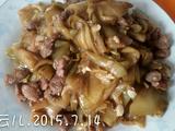 肉片炒茄子