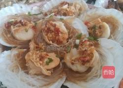 蒜蓉粉丝蒸扇贝的做法图解6