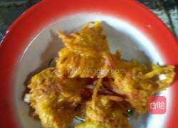 茄子土豆南瓜花饼的做法图解6