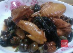 紫酥田螺炆鸡的做法图解7