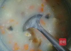 皮蛋胡萝卜瘦肉粥的做法图解5
