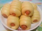 南瓜火腿肠花卷