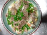 猪头肉焖鸡蛋