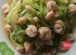 黄瓜炒虾仁的做法图解4