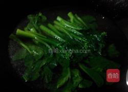 葱香菜心的做法图解5