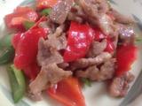 双椒炒肉