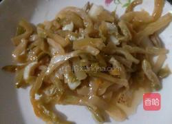 榨菜炒鸡蛋的做法图解2