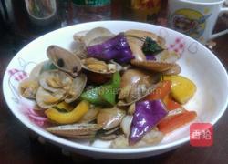 紫酥豉椒炒花甲的做法图解5